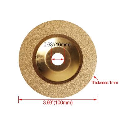 China Stone Diamond Bowl Grinding Disc Brazed Diamond Saw Blades for Quartz Tile Marble Ceramic for sale