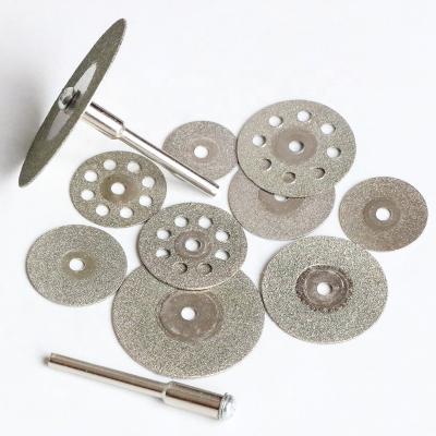 China Wholesale Eco-Friendly Production Diamond Coated Mini Cutting Disc Grinding Wheels For Hobby Drills for sale