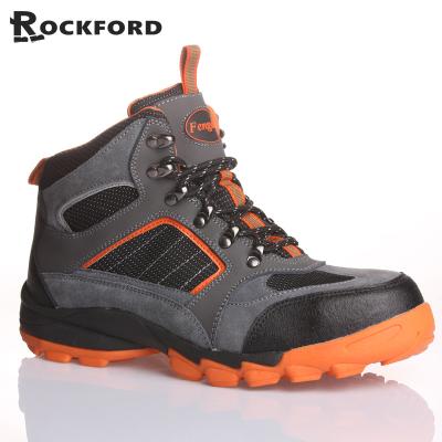 China Wholesale Steel Toe Genuine Brand Safety Shoes Man Leather Boots FD4202 for sale