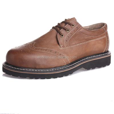 China Wholesale Online Fashion Design Brand Men's Steel Toe Genuine Leather Casual Shoes FD3302 for sale