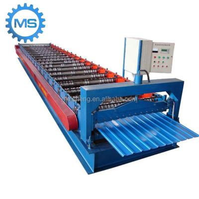 China ROOF tile rolling press making machine, roof sheet roll machine for sale