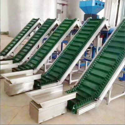 China Heat Resistant Climbing Belt Conveyor PVC PU Belt Yien Manufacturer Specialized Customized Workshop Assembly Line Conveyor Equipment for sale