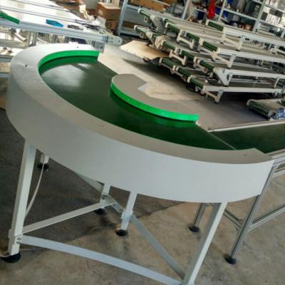 China Heat Resistant Belt Turning Conveyor Manufacturer Customized Assembly Line 90/180 Degree Turning Machine Yien Workshop Conveyor Equipment for sale