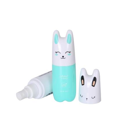 China Cute Kids 60ml Cosmetic Cat Perfume Pink Mist Spray Bottle PETG Cosmetic Mist Pump Bottle for sale