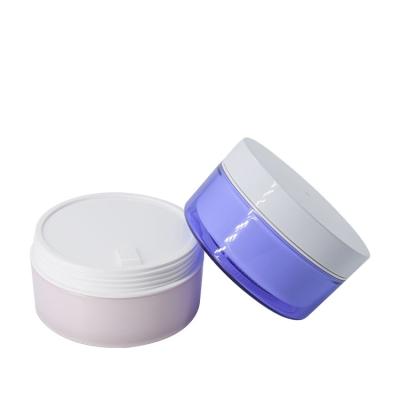 China 200g Body Cosmetic Lotion Moisturizing Acrylic Cream Jar UKC04 Wide-mouth Cosmetic Packaging Cream Jar for sale