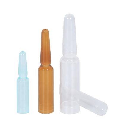 China Hot Selling BEAUTY PACKAGING BEAUTY PACKAGING Set Open End Blister Bottle 1.5/2/3/5ml Skin Care Easy Plastic Colored Ampoule Small Sealing Test Bottles essence for sale