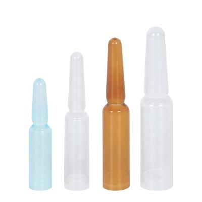 China BEAUTY PACKAGING Rapid Production Plastic Ampoules Bottle Small Capacity Travel Set Disposable Broken Ampoule Bottle 1.5/2/3/5ml For Skin Care for sale