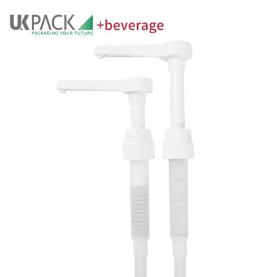 China Economical Non Spill Big Dosing Plastic Sauce Dispenser Pump That Is UKS30 38-410 Non-removable Closure 10/15/20/30cc for sale