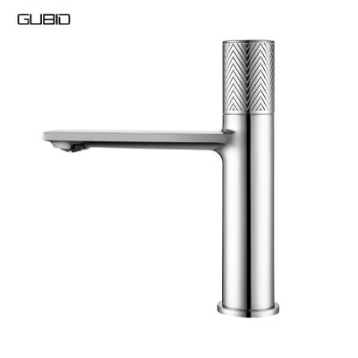 China Modern Bathroom Ware Manufacturer Single Lever Handle Mixer Water Faucet Basin Sanitary Brass Faucet for sale