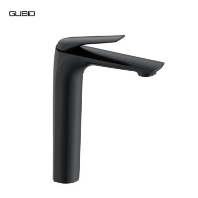 China Modern Bathroom Basin Faucet cUPC Single Handle Matt Black Water Sink Tap Faucet for sale