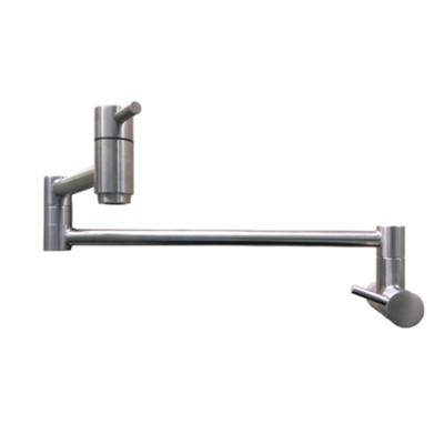 China SUS304 Stainless Steel Modern Popular Wall Mounted Cold Free NSF Cupboard Faucets NSF cUPC Certificated Pot Filler for sale