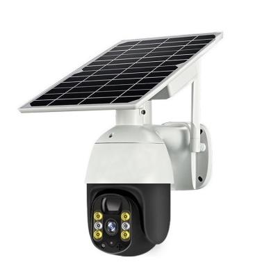 China Factory direct outdoor low-power AI intelligent human body detection solar WIFI camera for sale