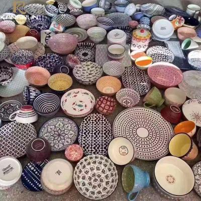 China Viable factory direct supply default porcelain pottery and porcelain tableware ceramic dishes cheap tableware the slight places wholesale for sale