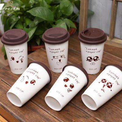 China Durable Heat Transfer Thermel Car Sublimation Glass Enamel Travel Self Stirring China Ceramic Coffee Mug Custom Mug Customizable for sale