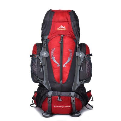 China Waterproof Mountain Backpack Shoulders Bag Large Capacity Outdoor Climbing Camping Hiking Rucksack for sale