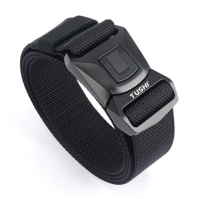 China Tactical Belt Autumn And Winter 1200D Metal Quick Release Nylon Hard Buckle Fishing Nylon Belt for sale