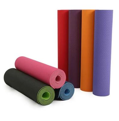 China Hot portable foldable outdoor home gym workout women band girls yoga mat nature runner anti slip band high quality pilates mats for sale