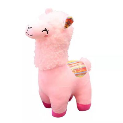 China Multicolor Plush Toy 25cm Alpaca Plush Toy Stuffed Doll for sale