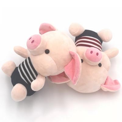 China 2020 Hot Sale Soft Toy Kids Cute Pink Piggy Plush Toy Kids Red Ear Stuffed Plush Doll for sale