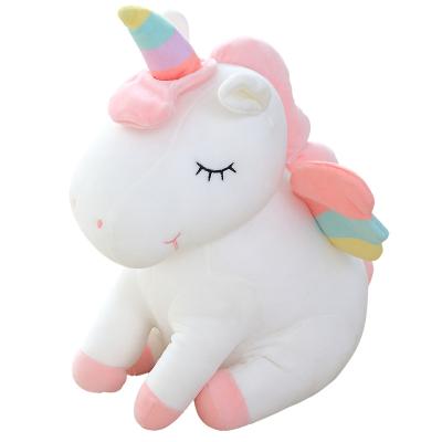 China Wholesale Multi Color Plush Toy Customized Promotional Custom Made Soft Competitive Price Cartoon Large Unicorn Plush Toy Plush Toys for sale