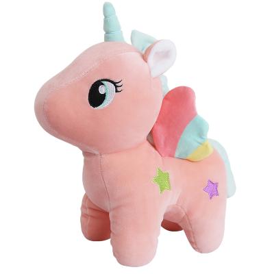 China Custom Mini Wholesale Design Rainbow Plush Size Hot Sale Most Popular Soft Stuffed Pink Unicorn Plush Toy Pokemon Deer Style New for sale