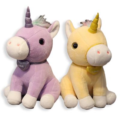 China Plush Toy Wholesale Nap Stuffed Lying Giant Long Leg Led Children Unicorn Oem Printing Icream Pillow for sale