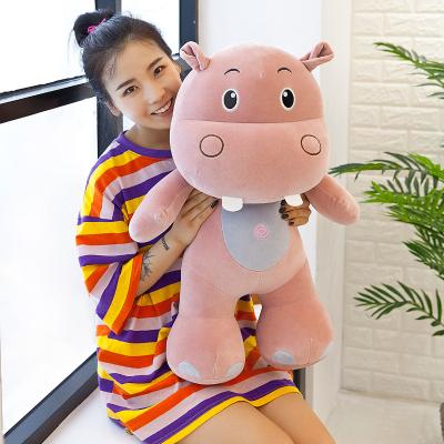 China Plush Eyes 1pc 28 50cm 40 50cm Safe Cover Factory Price Soft Plush Toy Baby Hippo Stuffed Animals Kawaii Fat Dolls Mascot Costumes for sale