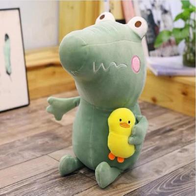 China Cute Plush Fashion Suck Off Big Eyes Soft Creative Crocodile Plush Shark Shape Shoes House Shark Stuffed Animated Dolls Toy for sale