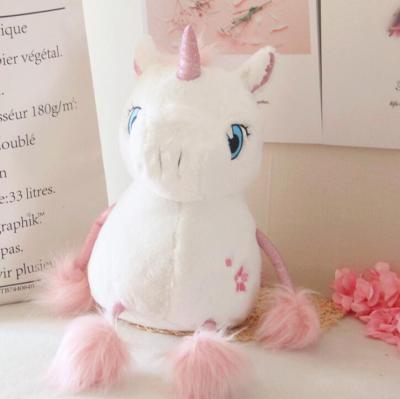 China Plush Hat Backpack Girls Gifts Stuffed Float Giant Inflatable Animal Toys Embroidery Unicorn Dress Shape Plush Factory Free Sample for sale