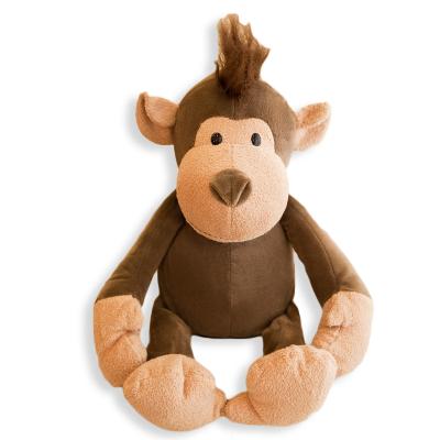 China Hot Selling Cute Plush Year Good Luck Monkey Wood Carving Cute Red Australia Cloth Stuffed &plush Animal Toy for sale