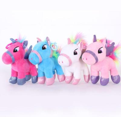 China Plush Sequin Star Type With Embroidery Softly 2019 New Designs Are Custom Stuffed Kid Unicorn Pet Plush Toy Customizable Slippers for sale