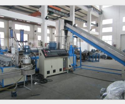 China Water-ring Cutter Type Plastic Recycling Machine Double-stage Blue and white for sale