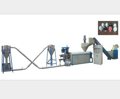 China Air Cooling Type Plastic Pelletizing Machine 380v Blue and white 100-250KG/H for sale