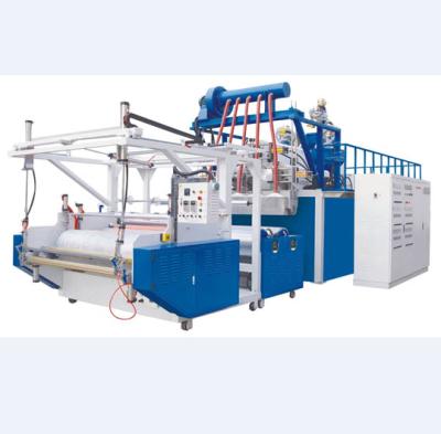 China Two-layer LLDPE Stretching Film Machine Single-screw 100 rpm 7500*2600*2550mm for sale