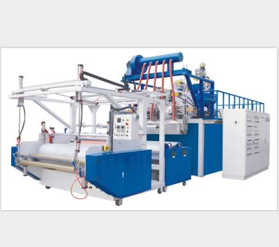 China Automatic LLDPE Cling Film Making Machine Automatic blue and white for sale