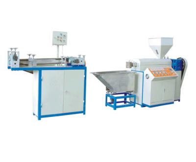 China PP/PE/EVA/PVC Zipper Extruding Machine Single-screw Flexible Manufacturing for sale