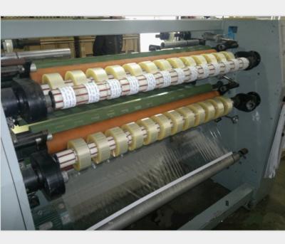 China PLC Core Adhesive Tape Slitting and Rewinding Machine Electric for sale