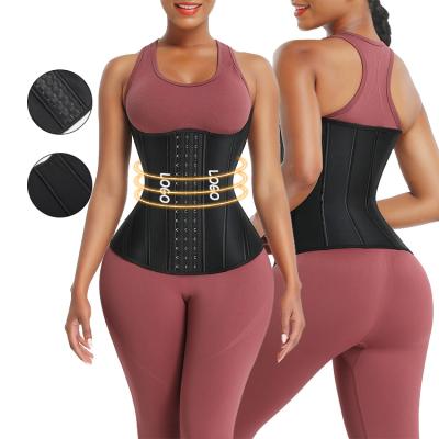 China Antibacterial Tummy Shaper for Women Waist Trimmer Latex Waist Trainer Belt Waist Cincher Belt for sale