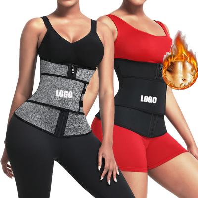 China 2021 Plus Size Waist Trainers Antibacterial Belt Neoprene Shapers Custom Waist Trainer for sale