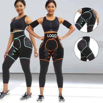 China Antibacterial Custom Logo Waist and Leg Shaper Thigh Shaper Booty Lifter Leg Shaper for sale