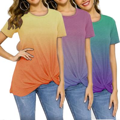 China T-shirt 2021 casual summer tops summer casual blouse women's t-shirt for women for sale