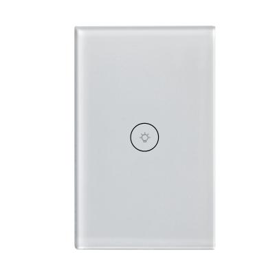 China Alexa Google Voice Control Incandescent Light 1/2/3 Band Smart Switch Module Home Wifi Smart Switch for sale