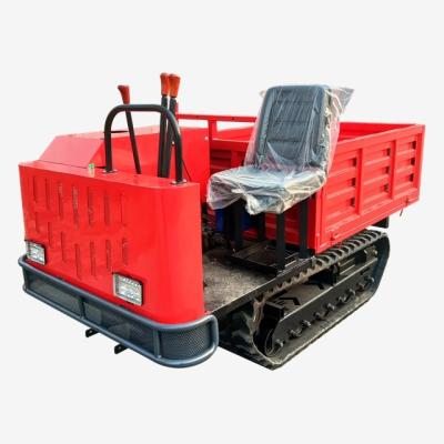 China Construction Material Shops Small Loader 0.8ton 1ton 1.5ton Ride On Mini Crawler Dumper Truck For Agricultural for sale