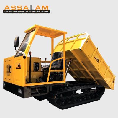 China Agricultural Machinery Dumper Truck 2 Ton 3 Ton 4 Wheel Dumper Mini Crawler < 4L for sale