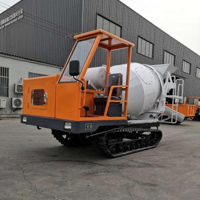 China China 2 CBM Crawler Concrete Mixer Dumper Truck Tracked Mixer For Sale 2500*1800*500 (Customized) for sale