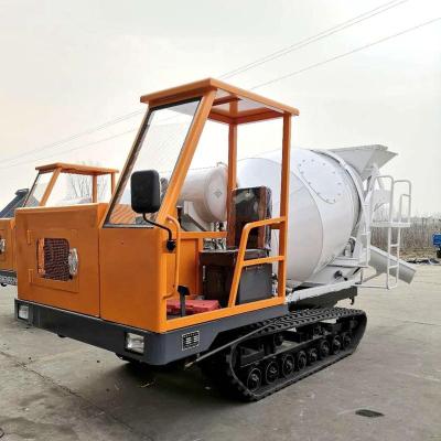 China The best-selling concrete dumper 6 tons crawler mixer truck price 2500*1800*500 (customized) for sale