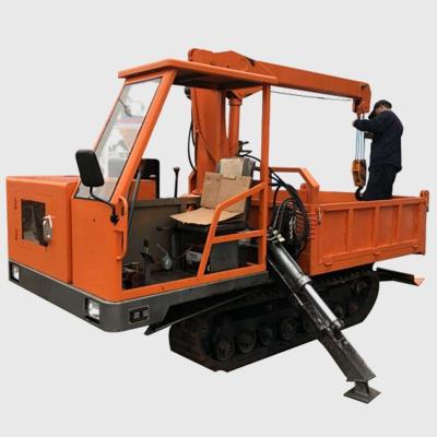 China Cheap TRUCK CRANE Price China Truck Mounted Mini Crane 1t 2t 3t Crawler Crane for sale