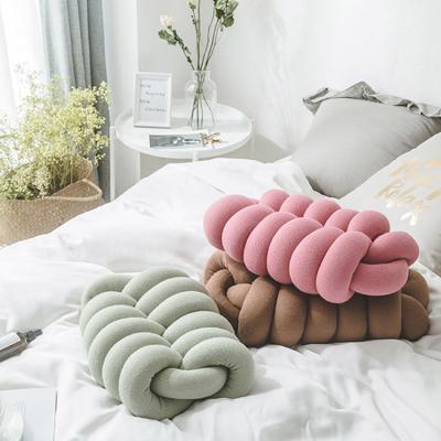 China European and American Central Statistical hot sale Nordic style baby knot floor cushion ball pillow with core for sale