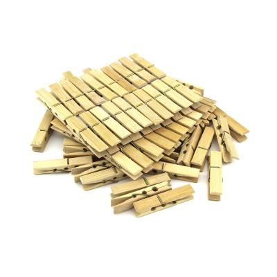 China Household Wooden Mini Pegs Safe Wooden Peg Hanger With Rope Mini Clothes Design for sale