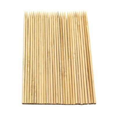 China Easily cleaned 2023 wholesale natural cheap promotional bamboo skewer takoyaki good quality 2.2mm 20cm customer size bamboo sticks for sale